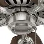 Hunter Builder Elite Indoor Ceiling Fan with Pull Chain Control, 52'', Brushed Nickel