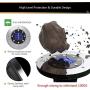 Biling Solar Disk Lights Outdoor, 8 LED Bulbs Solar Ground Lights Outdoor Waterproof for Garden Yard Patio Pathway Lawn Driveway - Warm White (12 Pack)