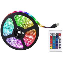 Newooh RGB LED Light Strip LED Color Changing Light with 24 Keys Remote Control