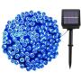 Solar Christmas Lights,72FT 200 LED 8 Modes Solar String Lights Outdoor,Waterproof Starry Fairy Lights for Indoor/Outdoor Commercial Decor Ambiance Home Patio Lawn Garden Holiday Party(Blue)