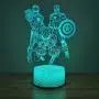 Spiderman Night Light for Kids Table Spiderman Lamp Christmas Present, 3D LED Illusion Lamp for Boys Bedroom Room Decoration, Remote Control Nightlight and Touch Light up (Spiderman Light)