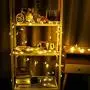 Star String Lights 20 Ft 40 LED Christmas Star Fairy Lights Battery Operated Indoor Outdoor Decorative Lights for Bedroom Christmas Birthday Halloween Garden Ramadan(Warm White)