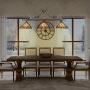 Capulina Tiffany Pool Table Lights 3-Light Dining Room Light Stained Glass Mission Design Chandelier Hanging Light 12'' Lampshade Tiffany Dining Table Lights Vintage Style Chandelier
