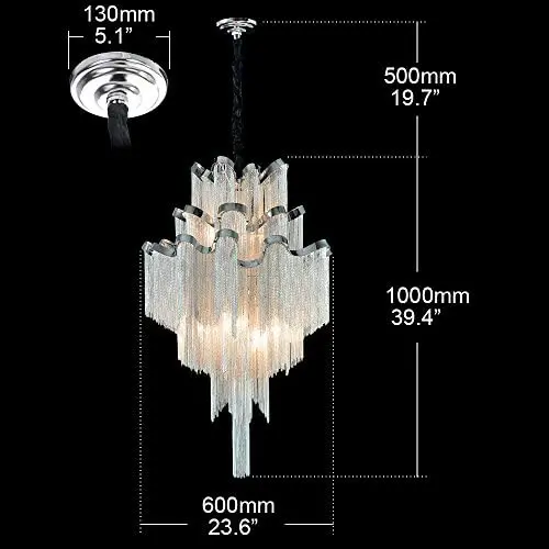 DEARLAN Chandeliers Modern Contemporary Chandelier 8 Lights Island