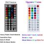 LED Strip Lights 32.8ft IP65 Waterproof 5050 RGB 300 LEDs Light Strips with Bluetooth and 44 Keys IR Remote Control, Music Sync Color Changing Led Strip Lights for Bedroom