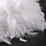 Waneway Feather Lamp Shade for Ceiling Pendant Light, Lampshade for Table Lamp and Floor Lamp for Living Room, Bedroom, Wedding or Party Decoration, Diameter 15.7 inches, White