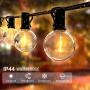 bebuonlux Globe String Lights 25Ft LED Patio Lights with 27 G40 Shatterproof Bulbs, Outdoor Waterproof Hanging Lights for Backyard Gazebo Cafe Bistro