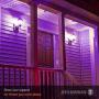 SYLVANIA LED Purple Glass Filament A19 Light Bulb, Dimmable, Efficient 4.5W, E26 Medium Base, 1 pack