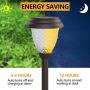 TechSense Solar Pathway Lights Outdoor Waterproof LED Landscape Lights Solar Powered Garden Lights for Lawn, Patio, Yard, Driveway, 6 Pack