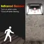 Solar Lights Outdoor, 100 LEDs, 3 Adjustment Modes, Wireless Motion Sensor Light with 270° Wide Angle, IP65 Waterproof, Motion Sensor Security Solar Power Wall lamp(4 Pack)