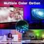 Led Strip Lights 32.8ft, 5050 RGB Led Lights, IP20 Non Waterproof Color Changing with 20 Colors 8 Light,LED Lights Strips Kit with 44 Keys IR Remote Controller 12V Power Supply (32.8ft)