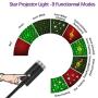 Sound Activated USB Star Light with Mini Disco Light, Aevdor Car Star Roof Lights, Adjustable Romantic Car Interior Lights, Portable USB Night Light Decorations for Car, Party, Ceiling, Bedroom