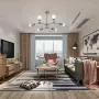 MELUCEE Modern 6 Lights Chandeliers Sputnik Kitchen Island Lighting Brushed Nickel Mid Century Light Fixture Flush Mount Ceiling Light for Living Room Bedroom Foyer Hallway