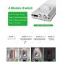 Under Cabinet Lighting 80 LED Closet Light, Motion Sensor Lights Indoor USB Rechargeable Dimmable Wireless Stick-on Night Light Bar for Kitchen, Wardrobe, Garage, Stairs, Bedroom (1 Pack)