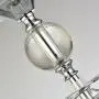 Saint Mossi Chandelier Modern K9 Crystal Raindrop Chandelier Lighting Flush Mount LED Ceiling Light Fixture Pendant Lamp for Dining Room Bathroom Bedroom Livingroom 3E12 Bulbs Required H11'' W15.4''