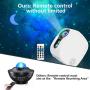 Star Projector Night Light Bluetooth Music Speaker , AIRIVO Nebula Light Projector with Remote Control, Galaxy Projector for Bedroom Ceiling for Adults Kids (White)