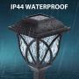 GIGALUMI Solar Pathway Lights Outdoor, 6 Pack LED Solar Landscape Lights, Waterproof Solar Powered Pathway Lights for Yard, Patio, Landscape, Walkway (Warm White)
