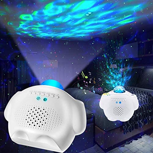 Star Projector, Galaxy Light Projector for Bedroom 3 in 1 Ocean Wave Projector for Baby Kids Bedroom/Party Decoration/Home Theatre/Night Light Ambiance