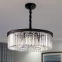Meelighting Crystal Chandeliers Modern Contemporary Ceiling Lights Fixtures Pendant Lighting Dining Room Living Room Chandelier D21.6'' H7.1''
