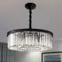 Meelighting Crystal Chandeliers Modern Contemporary Ceiling Lights Fixtures Pendant Lighting Dining Room Living Room Chandelier D21.6'' H7.1''