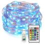 Chalpr Fairy Lights USB Plug in String Lights, 33 Ft 100 LEDs Twinkle Lights, 16 Color Change Firefly Lights with Remote for Bedroom, Wedding, Parties, Patio