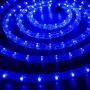 WYZworks 25 feet 1/2'' Thick Blue Pre-Assembled LED Rope Lights with 10, 50, 100, 150 Option - Christmas Holiday Decoration Lighting | UL Certified