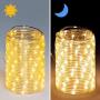 LED Rope Lights 32.8ft 100 LED Strip Lights Cosumina Waterproof Fairy Lights Dimmable LEDs for Garden Camping Party Decor Indoor Outdoor Landscape Lighting Patio Tree Light Rope Warm White
