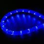 WYZworks 25 feet 1/2'' Thick Blue Pre-Assembled LED Rope Lights with 10, 50, 100, 150 Option - Christmas Holiday Decoration Lighting | UL Certified