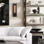 Pauwer Industrial Wall Sconces Set of 2 Edison Vintage Wall Lamp Rustic Oil Rubbed Bronze Wall Light Fixture Antique Wall Lighting for Bedroom Living Room Hallway