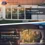 Solar Pendant Lights, Solar Lights Outdoor Indoor Led Shed Light with Remote Control, IP65 Waterproof Hanging Solar Lamp for Backyard Garden Patio Decor