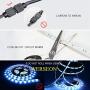 Led Strip Lights 65.6ft/32.8ft Remote and 12V Power Supply Flexible Color Changing 5050 RGB LEDs Light Strips Kit Home, Bedroom, Kitchen,DIY Decoration (32.8ft-Alexa-Waterproof)