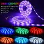 LED Strip Lights, Sync to Music 32.8ft/10m RGB LED Light Strips Flexible 5050 Neon Lights LED Rope Lights with 40 Key Remote for Room, Bedroom, TV, Party