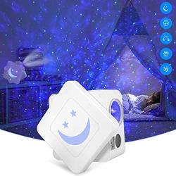 Star Projector,Delicacy 3 in 1 Galaxy Projector Starry Night Light with 14 Lighting Modes,Voice Control Rotating LED Ocean Wave Projector for Home Theatre/Kids Adults Bedroom Decoration