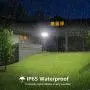 Olafus 5000LM LED Security Light, 50W Super Bright Flood Lights Outdoor, 3 Adjustable Heads, 6000K White Exterior Light, IP65 Waterproof Wall Mount Floodlights for Garage, Eave, Garden, Patio, Porch