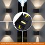 Tsiun Dusk to Dawn Sensor LED Outdoor Wall Light 4.7'' Adjustable Outdoor Light Fixture Porch Light Outdoor Wall Sconce,20W Warm Light 3000K Exterior Light Fixtures, IP65 Waterproof