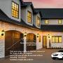 FUDESY 2-Pack Motion Sensor Exterior Light Fixture,Plastic Front Porch Light with 8W Edison Filament Bulbs,Waterproof Outdoor Lanterns for Garage,Yard,Patio,FDS616EPIRB2
