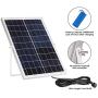 Solar Flood Lights Outdoor - 100W Solar Powered Street Light, 120 LEDs 6000 Lumens Waterproof IP66 with Remote Control Security Lighting for Yard, Garden, Gutter, Swimming Pool, Path