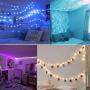 Solhice 66ft Color Changing LED Fairy Lights USB Powered, Bedroom 200 LEDs RGB String Lights with Remote Control, Chasing Lights Waterproof for Party Valentines Day Wedding Decoration