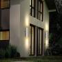 TENGXIN Outdoor Wall Sconce,Up/Down Lights,Stainless Steel 304 and Toughened Glass Material,E27,Waterproof, UL Listed