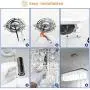 Crystal Chandelier, 4-Light Modern Chandelier, Rectangle Raindrop Ceiling Light Fixture for Dining Room Kitchen Islander E12 Bulbs Required L33''x W10”x H7”