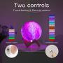 BRIGHTWORLD Moon Lamp Kids Night Light Galaxy Lamp 5.9 inch 16 Colors LED 3D Star Moon Light with Wood Stand, Remote & Touch Control USB Rechargeable Gift for Baby Girls Boys Birthday