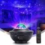 INST Star Light Projector for Bedroom Game Rooms, USB Star Light w/LED Star Night Light Projector for Kids, Ocean Wave Star, Built-in Music Player, Gift for All Ages