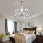 Express Crystal pendant chandelier/light fixture for dining room/living room/foyer H.25'' X W.25'' (5 lights)