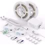 Under Bed Light,2m/6.56ftx2m Motion Activated Illumination RGB Color Include Warm Color Automatic Shut Off Timer LED Strip Lights Sensor Night Light for Bedside,Hallways,Wardrobe,Cabinet,Bedroom