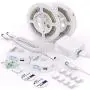 Under Bed Light,2m/6.56ftx2m Motion Activated Illumination RGB Color Include Warm Color Automatic Shut Off Timer LED Strip Lights Sensor Night Light for Bedside,Hallways,Wardrobe,Cabinet,Bedroom