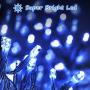 EMITEVER String Lights Indoor/Outdoor - Waterproof Ultrabright & Safe - 8 Modes Twinkle Lights 115FT 300LED, UL Plug in Christmas String Lights for Bedroom (Blue)