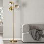 OYEARS LED Reading Floor Lamp for Living Room Mid Century Modern 68.5” Adjustable 3 Light Tree Antique Brass Tall Standing Lamp 3 LED Bulbs Included Gold OYEARS LED Reading Floor Lamp for Living Room Mid Century Modern 68.5” Adjustable 3 Light Tree Antique Brass Tall Standing Lamp 3 LED Bulbs Included Gold