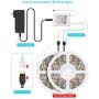 MINGER Led Strip Lights 32.8ft, for Home, Kitchen, Bedroom, Dorm Room, Remote Control, RGB