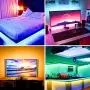 Onforu 49.2ft LED Strip Lights for Bedroom, 15m RGB LED Light Strip with Remote, Color Changing Rope Lights with 5050 LEDs, 24V Colored Room Lights, Adhesive Tape Light for TV, Ceiling, Cupboard, Bar