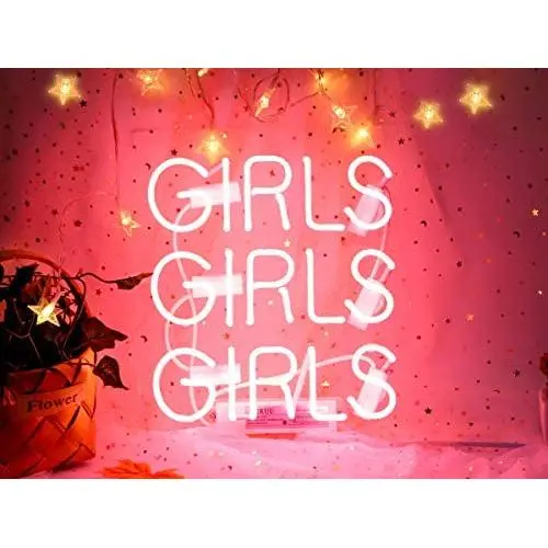 Neon Signs Girls, Pink Neon Girls Girls Girls Signs, Neon Wall Sign Light, Hanging Neon Lights, Custom Neon Words Real Neon for Wall Bedroom Room Decor Bar for Party Christmas Holiday Decoration Sign Neon Signs Girls, Pink Neon Girls Girls Girls Signs, Neon Wall Sign Light, Hanging Neon Lights, Custom Neon Words Real Neon for Wall Bedroom Room Decor Bar for Party Christmas Holiday Decoration Sign